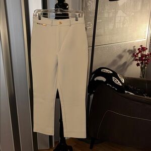 St. John Sport Tan Ribbed Pants